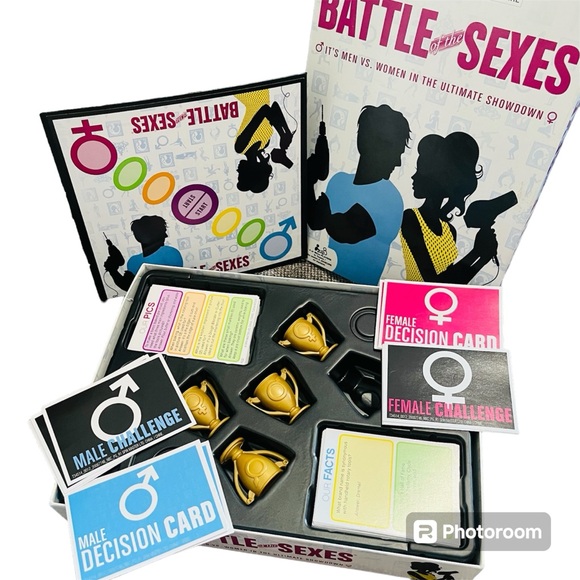 Spin Master Battle of The Sexes Board Game. *One Piece Missing* - Picture 4 of 7